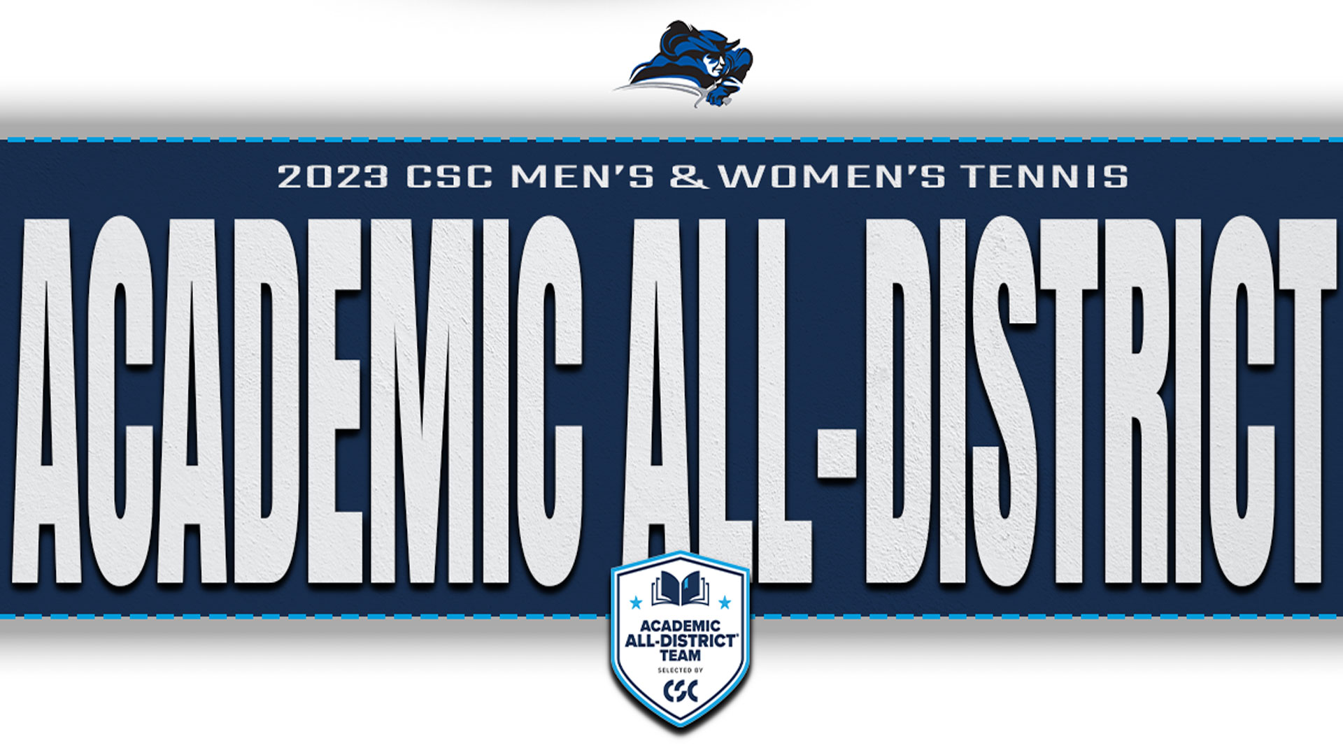 Almeida and Mladenovic Named to 2023 CSC Academic All-District Teams