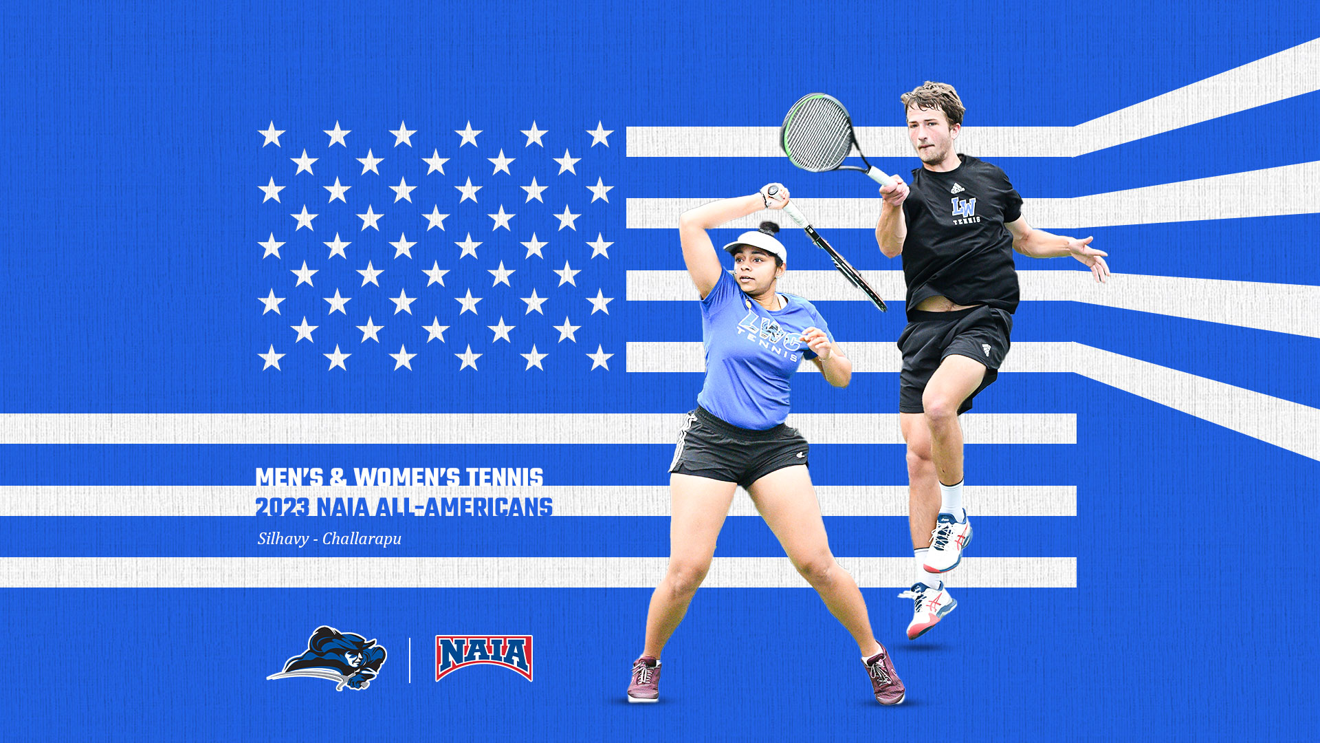 Challarapu and Silhavy Named to 2023 NAIA Tennis All-American Teams